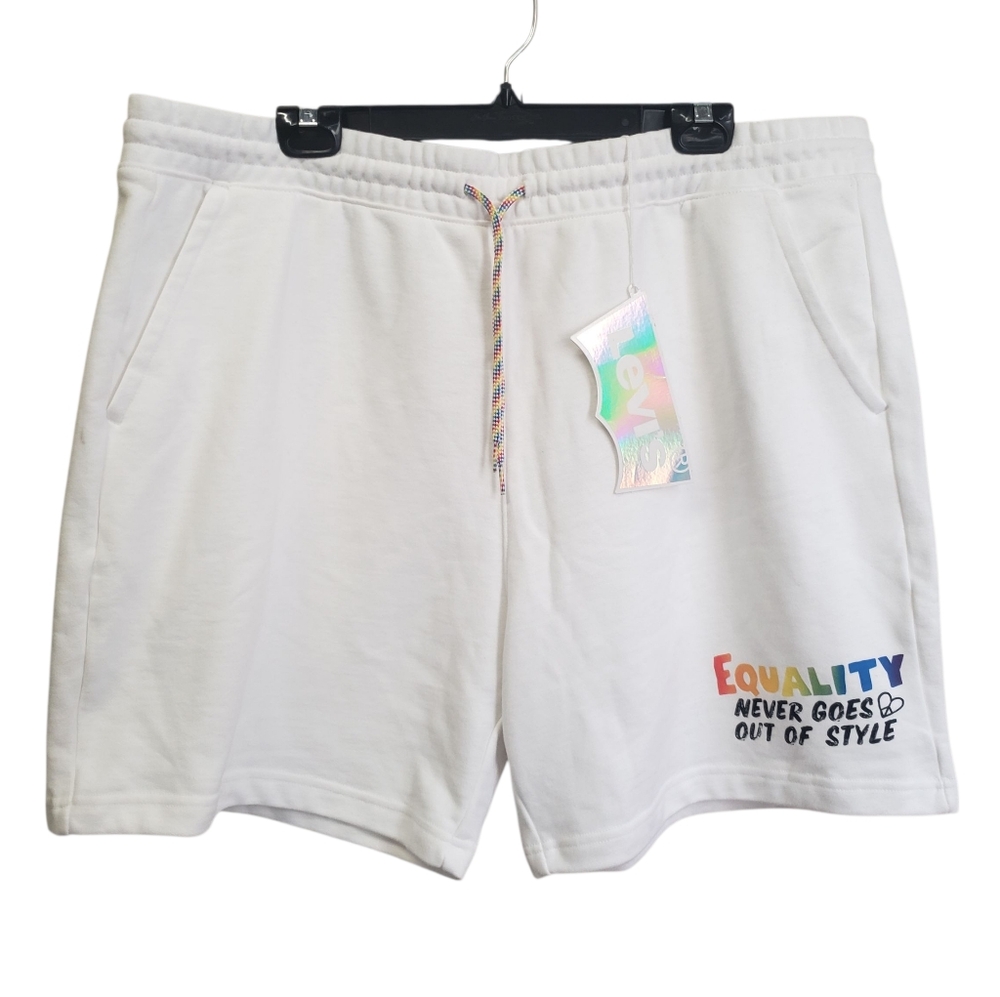 Levis Shorts Fleece Pride Collection LGBTQ+ Equality Never Goes Out Of Style XXL